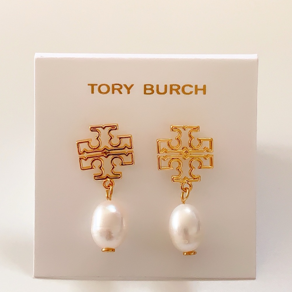 Tory Burch pearl earrings